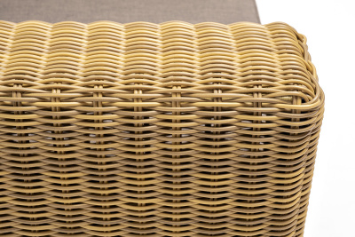 "Боно" лаунж-зона из искусственного ротанга, цвет соломенный